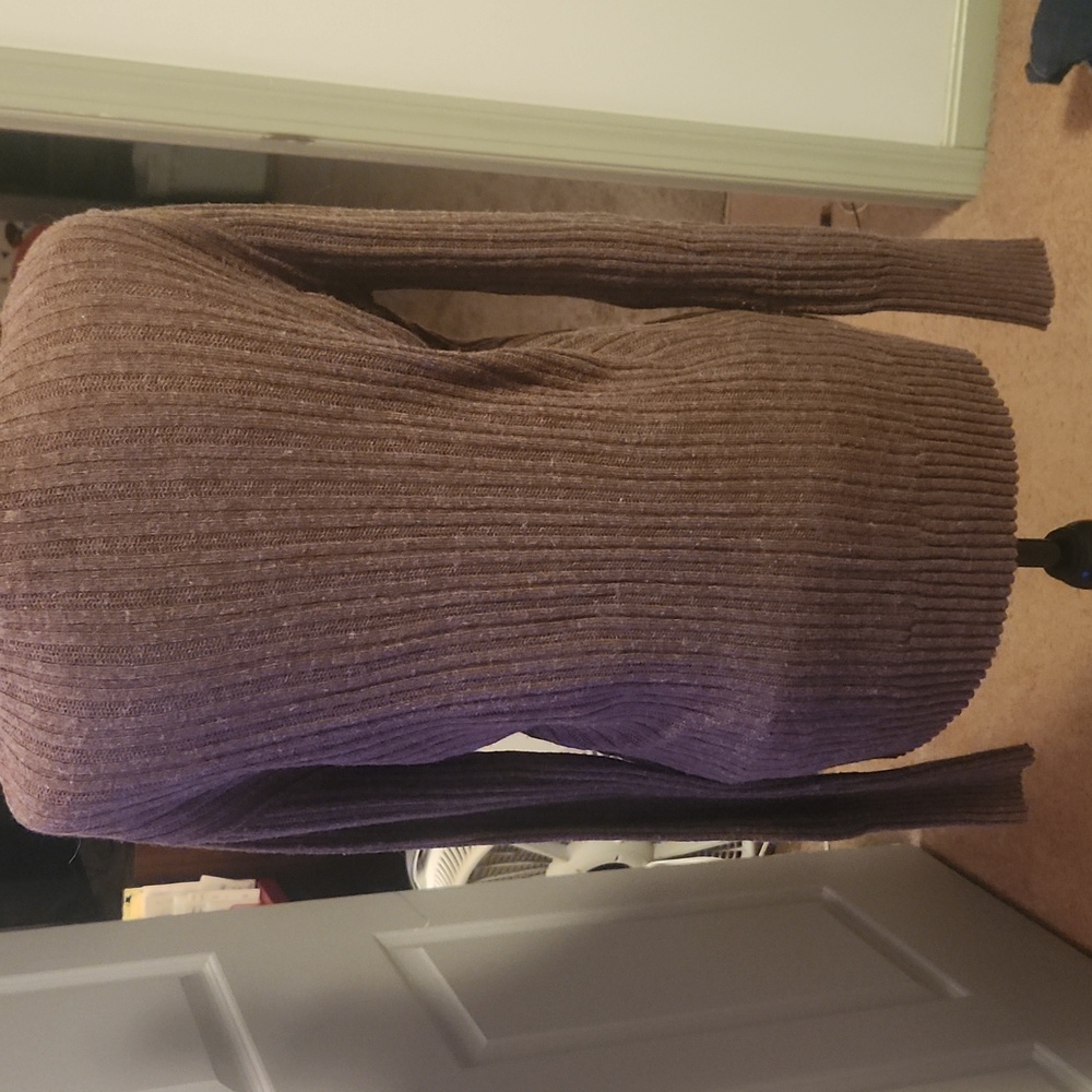 Mossimo Supply Co. Chocolate V-Neck Sweater - Picture 7 of 7
